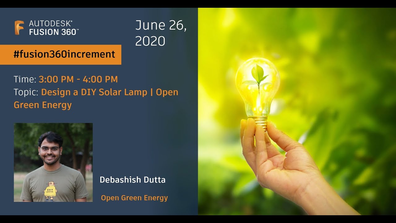 Webinar 15 - Design a DIY Solar Lamp | Open Green Energy