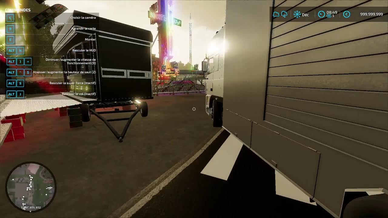 Farming simulator 22  Dunkerque les forain  arrive pour la plus grande fete foraine