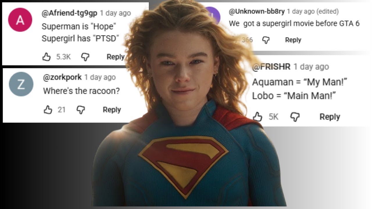 Supergirl Trailer Comments (as a Song)
