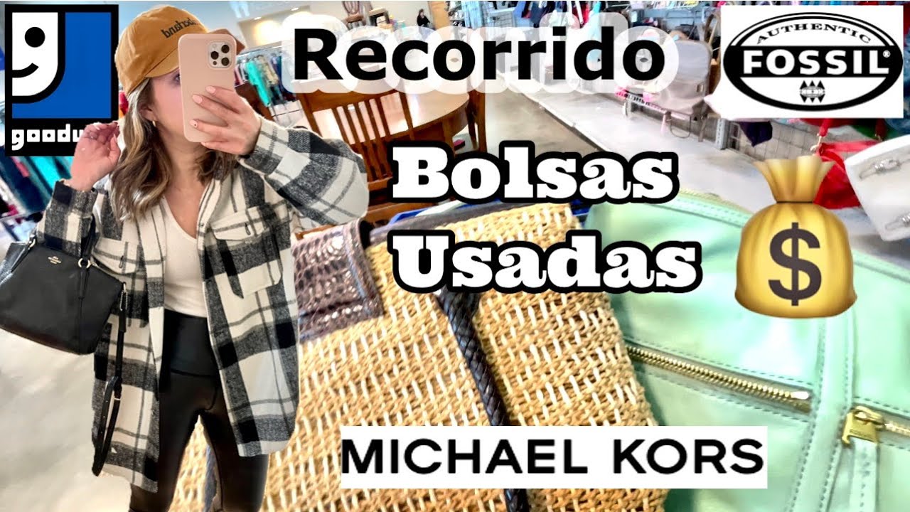 GOODWILL BOLSAS USADAS DE MARCA, RECORRIDO, VEN A VER LO QUE ENCONTRE BUENO BONITO BARATO