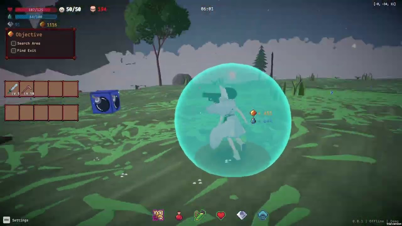 Mia Mia ( Gameplay ) Playtest - Bullet Hell