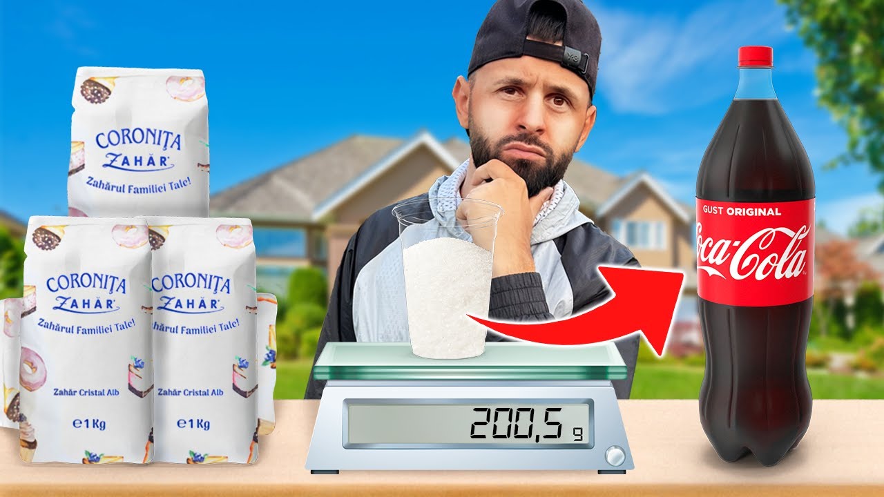Experiment: Aflăm cât Zahăr au Sucurile si Energizantele pe care le bei