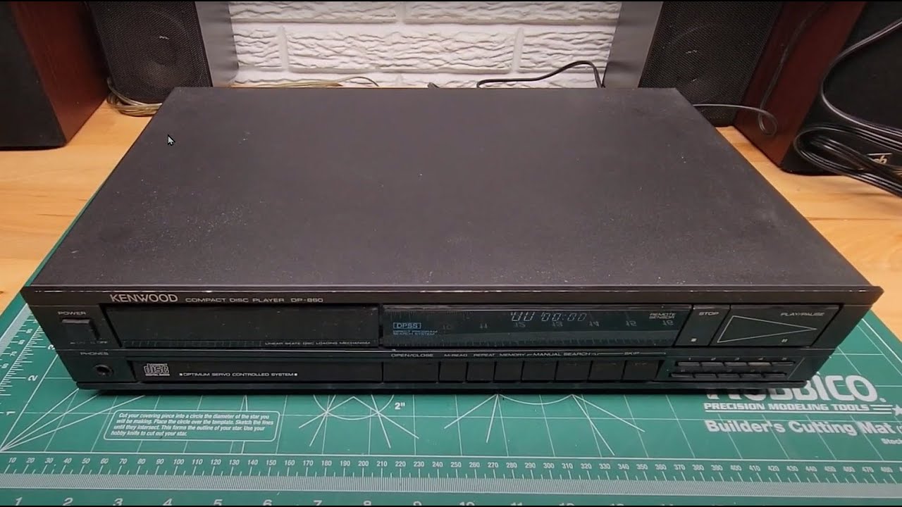 Kenwood DP-860 CD Player Tray Problem - How To Fix