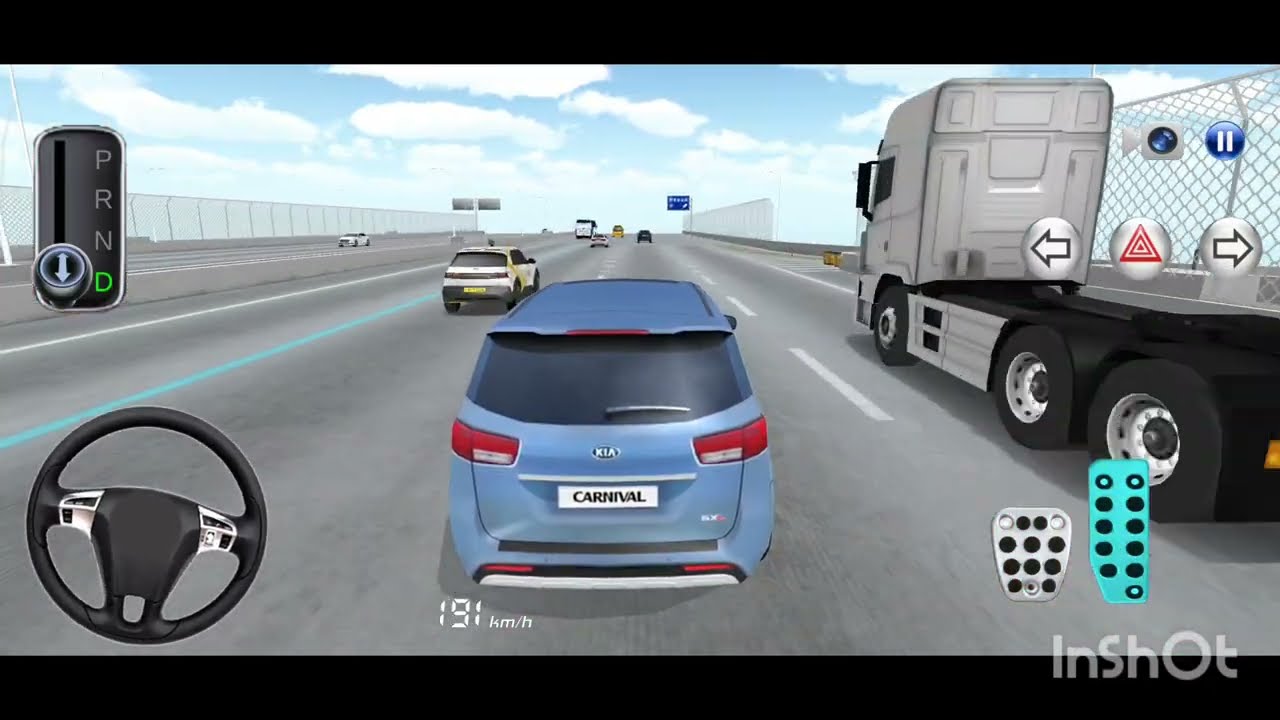 The kia carnival for parking  || 3d driving class #gameplay #cargames