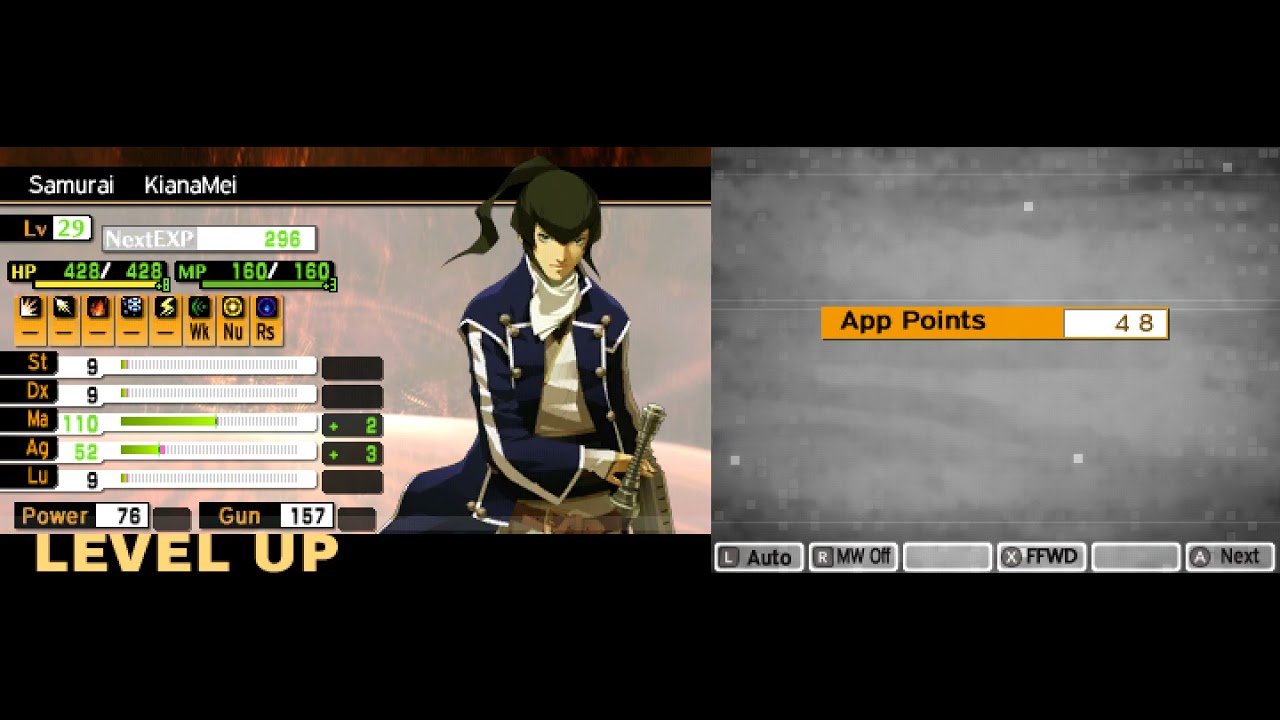 SMT IV - Momunofu x2 + Ring of Gaea Man (Low Level*, Master Difficulty, NG+)