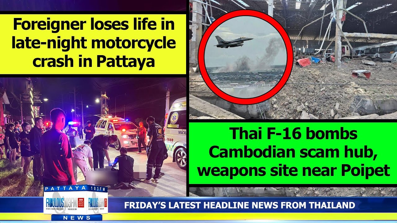 VERY LATEST NEWS FROM THAILAND in English (19 December 2025) from Fabulous 103fm Pattaya