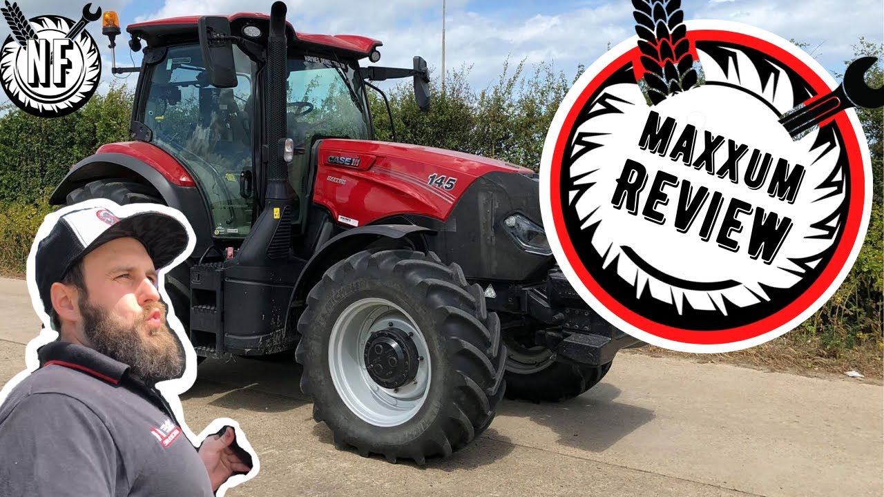 CASE MAXXUM 145 REVIEW | POCKET ROCKET POWER | GRASSMENS TRACTOR!