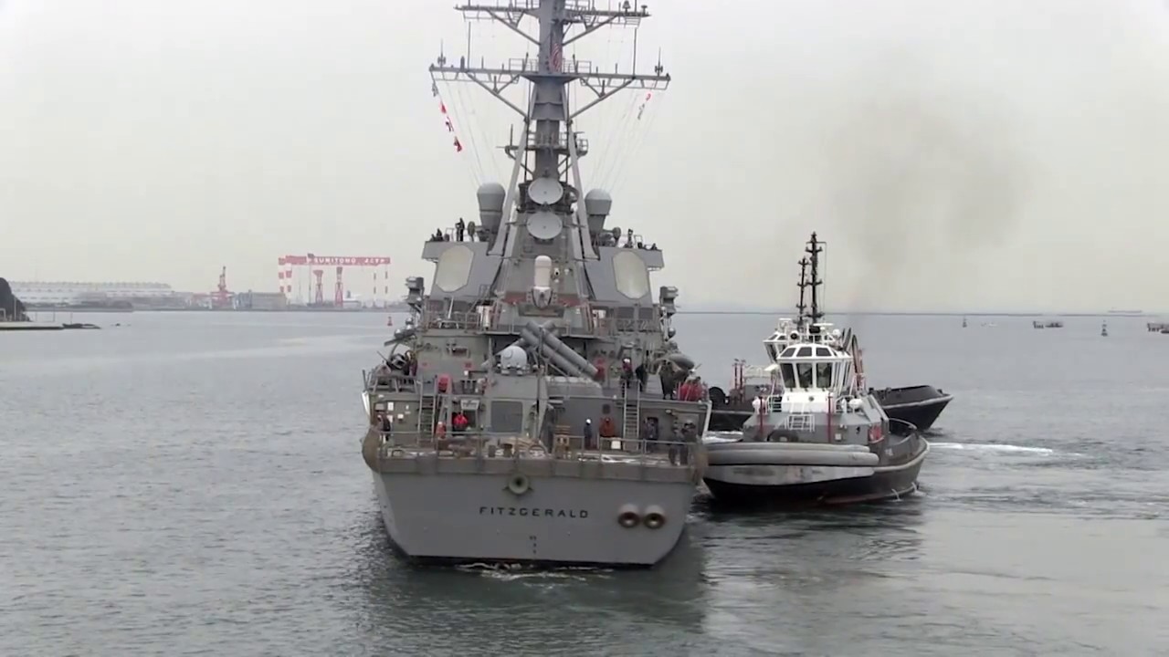 FILE VIDEO - USS Fitzgerald (DDG 62)