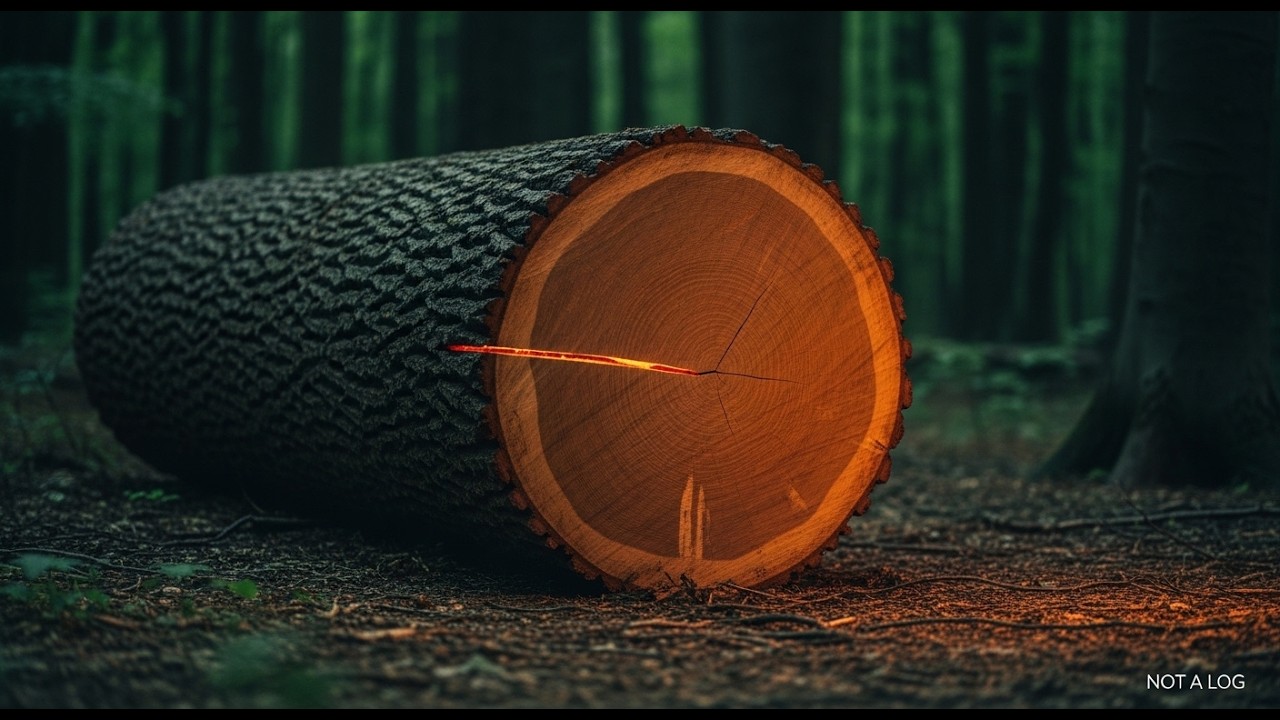 This Looks Like a Normal Tree Log… It’s Actually a Modern Shelter Inside