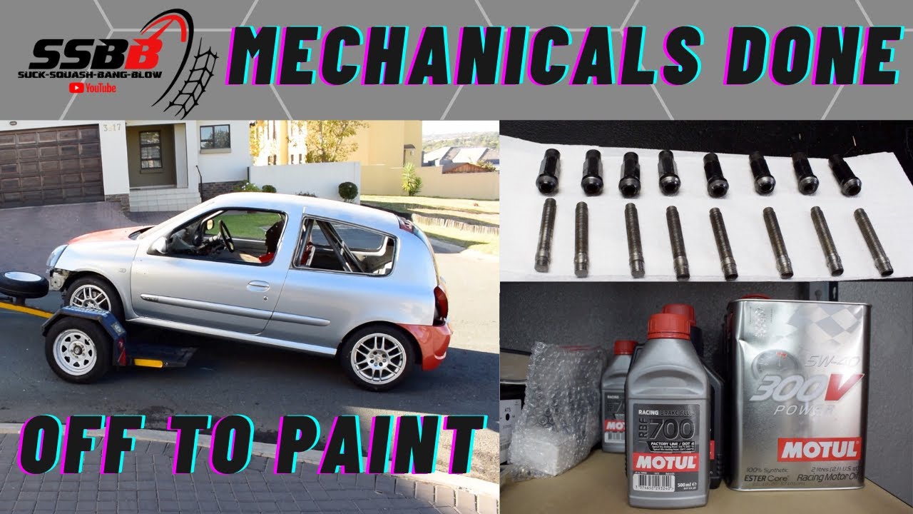 Renault Clio Build EP07 | Suspension Upgrades & Final Paint Prep