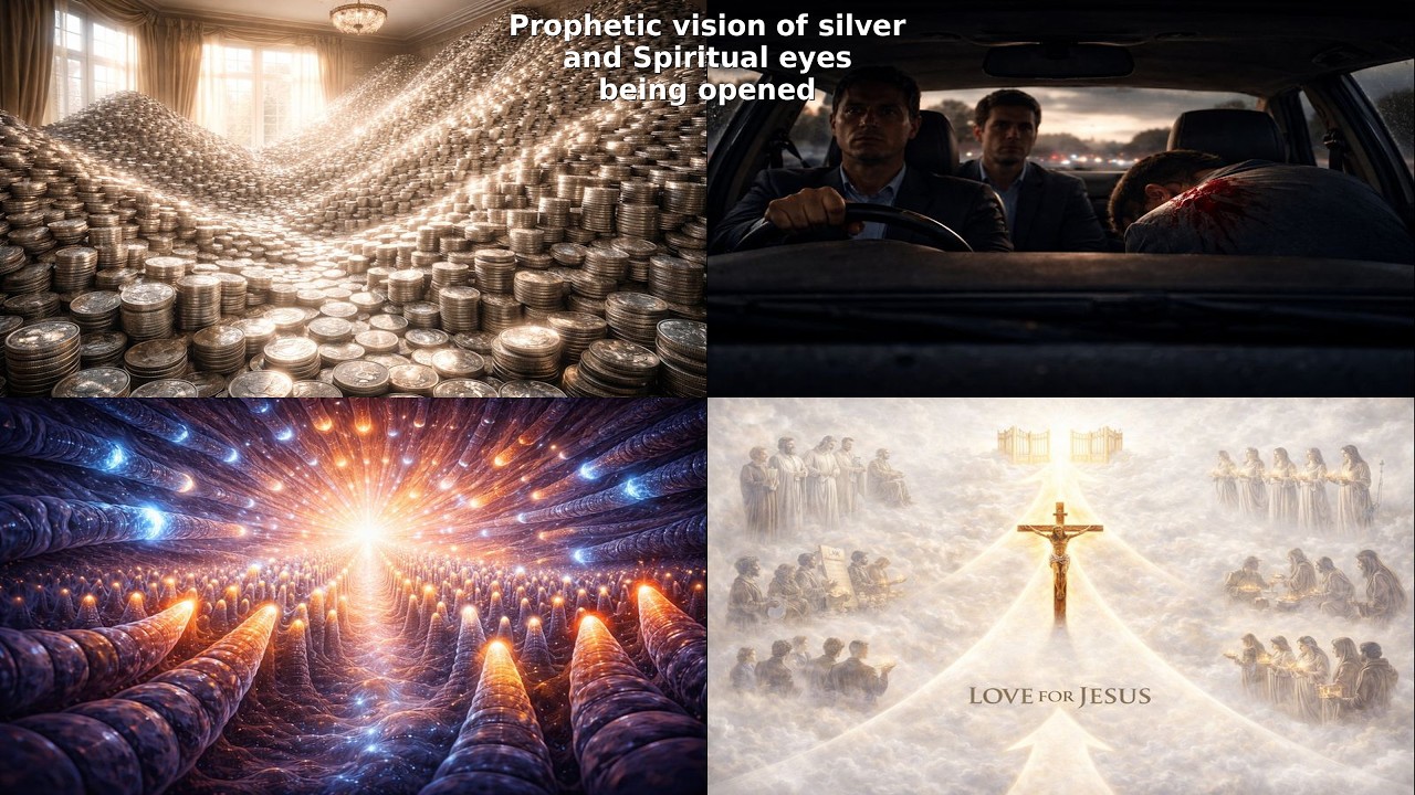 Prophetic Wealth transfer vision of Silver, Trump, Spiritual eyes opening and The way of Love