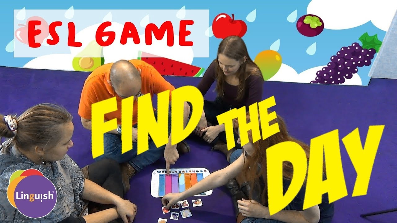 Linguish ESL Games // Find the day // LT143