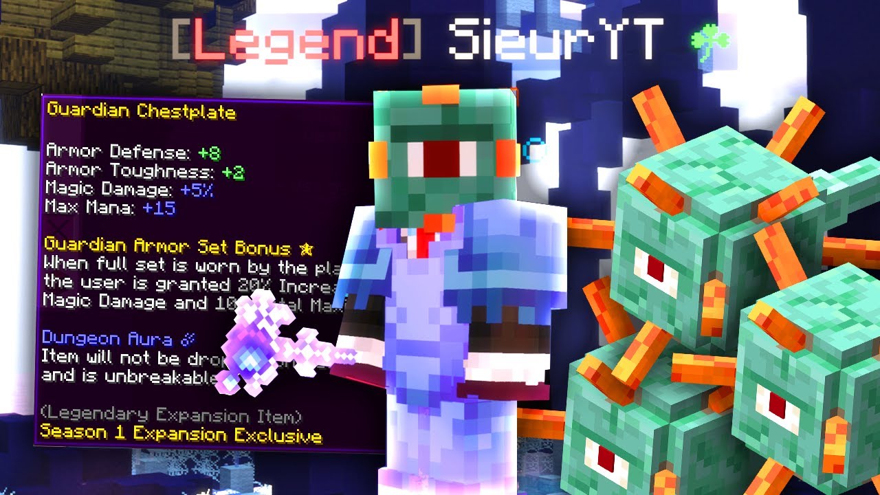 NEW! Custom Guardian Armor & Kraken Guardian Guide (The Excavice SMP)