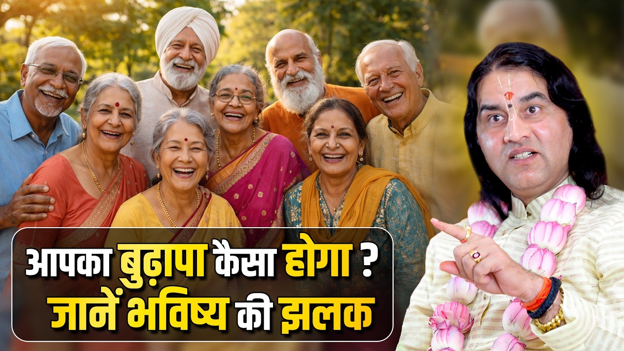 आपका बुढ़ापा कैसा होगा?  जानें भविष्य की झलक Shri Devkinandan Thakur Ji