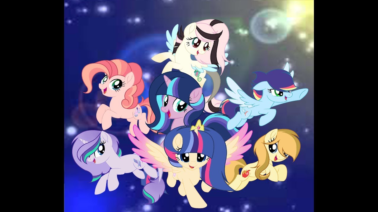 MLP[Next Gen](SpeedPaint)-Mane 7-(BaseEdit)