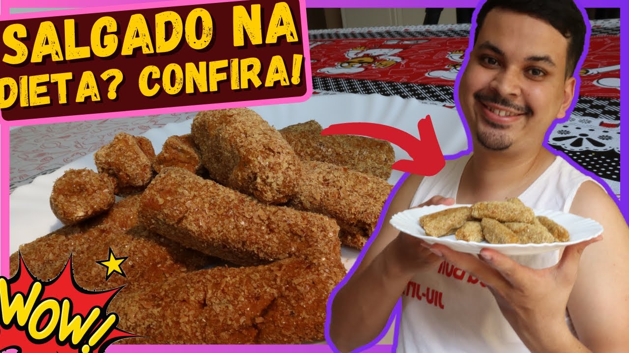 COMO FAZER CROQUETE LOWCARB 🥦 APRENDA AGORA A FAZER SALGADO LOWCARB 🤭