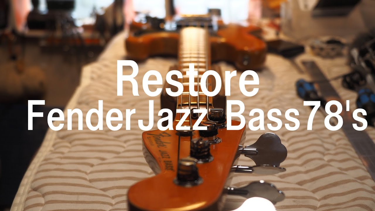Fender Jazz Bass78' реставрация