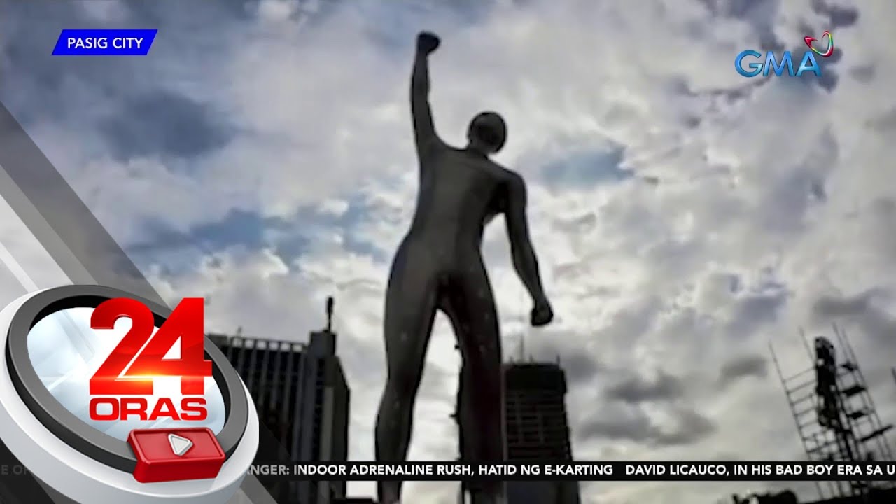 60-m na art installation, mas mataas pa sa mismong Statue of Liberty (walang pedestal) | 24 Oras