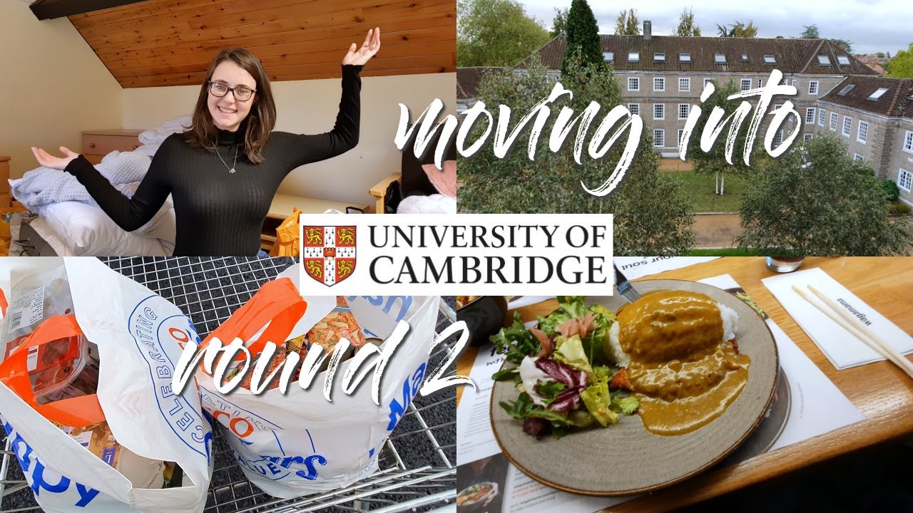 CAMBRIDGE UNIVERSITY MOVE IN VLOG 2019 👩🏻‍🎓