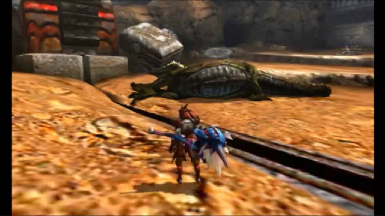 【MH4】闘技大会 イビルジョー 鎚ソロ(08'11"66)(07'58"63)