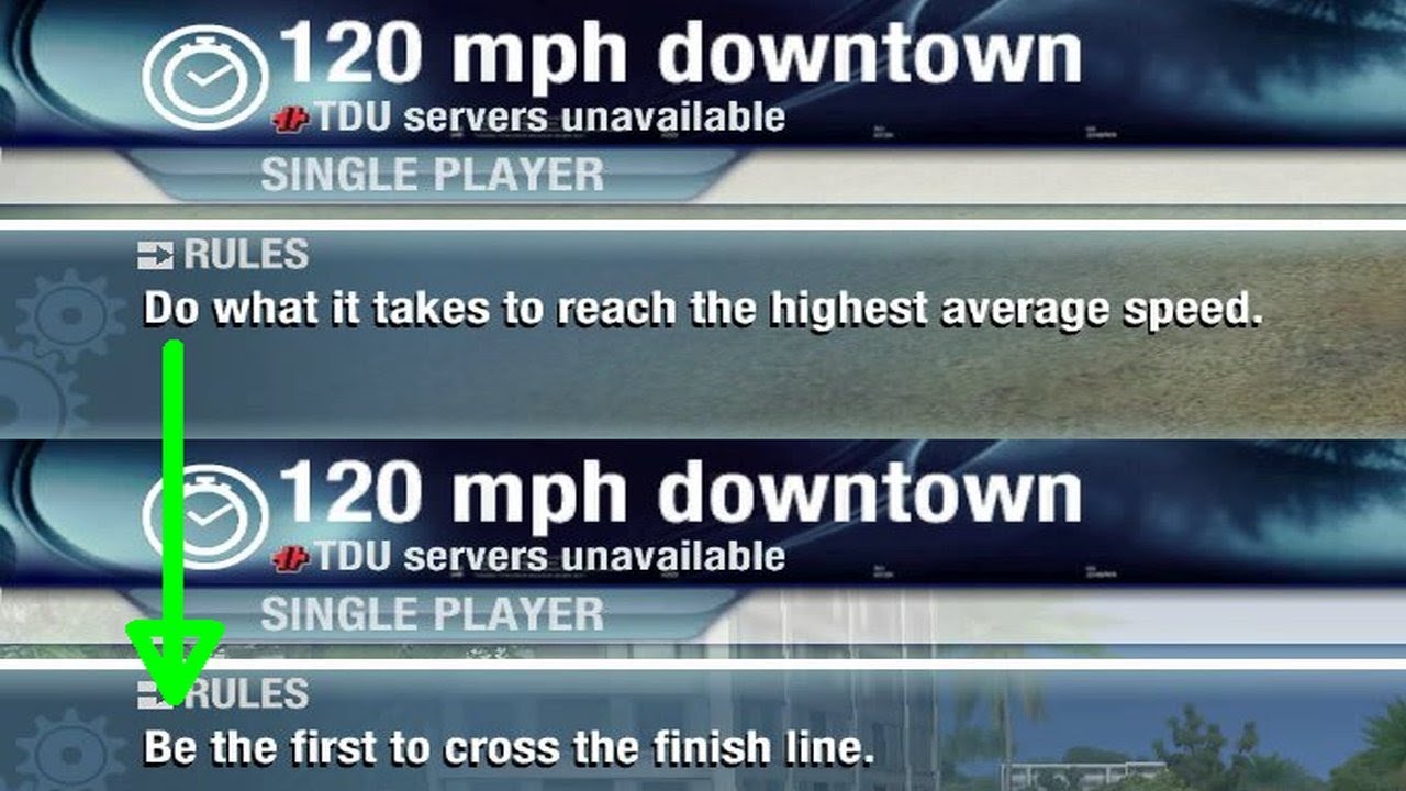 In the proccess of converting all speed / time challenge with checkpoint to race challenge