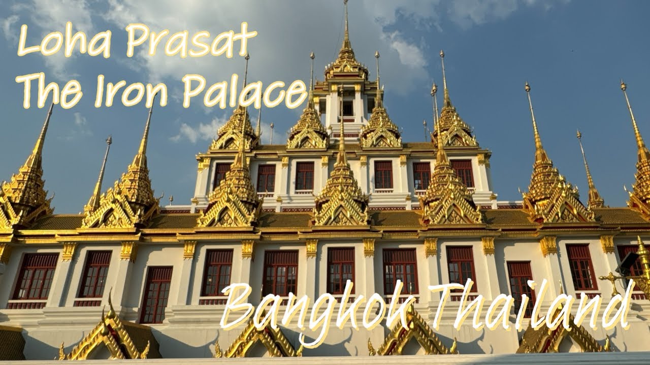 Loha Prasat (Wat Ratchanatdaram) - Unique Building from 1846 - Bangkok Thailand 2024