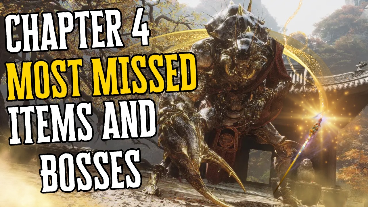 Black Myth Wukong - Chapter 4 Best Rewards, Treasures, and Hidden Items