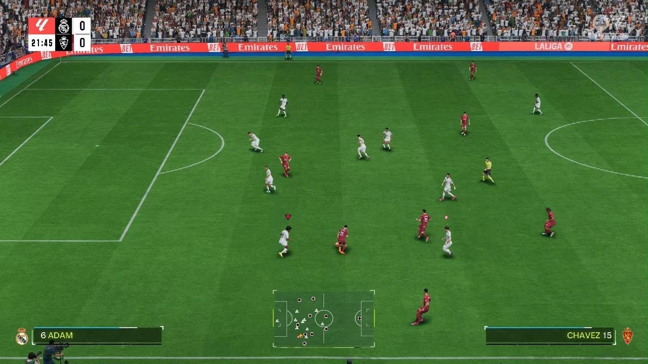 Real Madrid x Real Zaragoza - carreira de manager - EA SPORTS FC 25