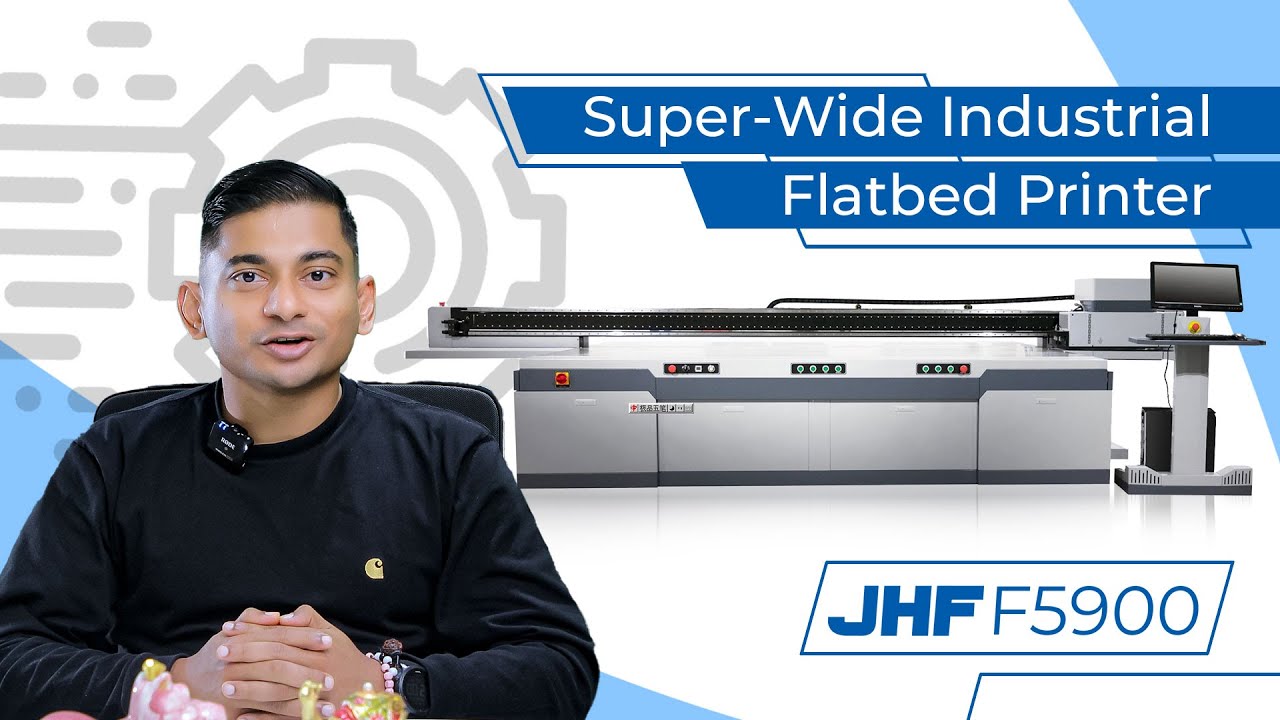 Super Wide Industrial Flatbed Printer - JHF F5900 (New Advanced Large Format UV Flatbed Printer)