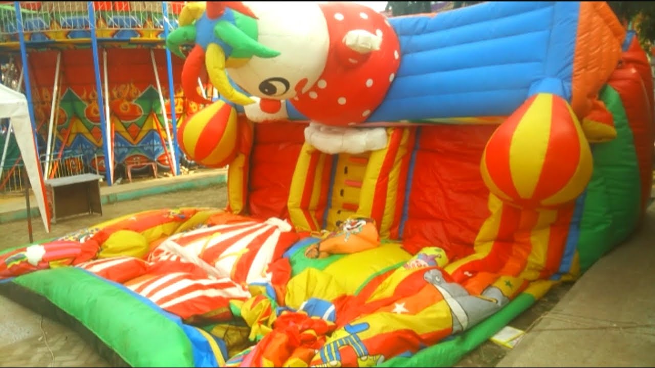 pemasangan blower dan pengisian angin istana balon pasar malam #71