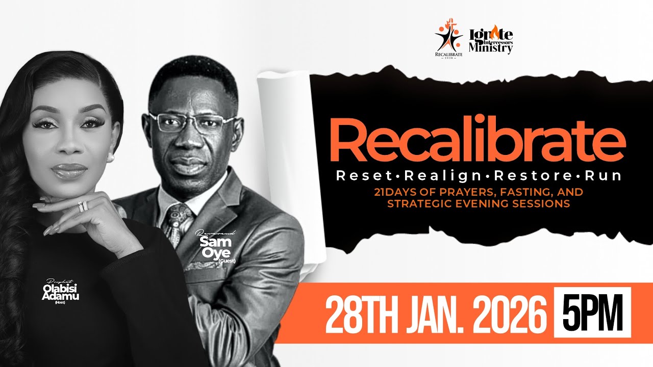 DAY 19 EVENING || PRAYERS FOR MARRIAGES || RECALIBRATE || PROPHET OLABISI ADAMU || 28.01.26