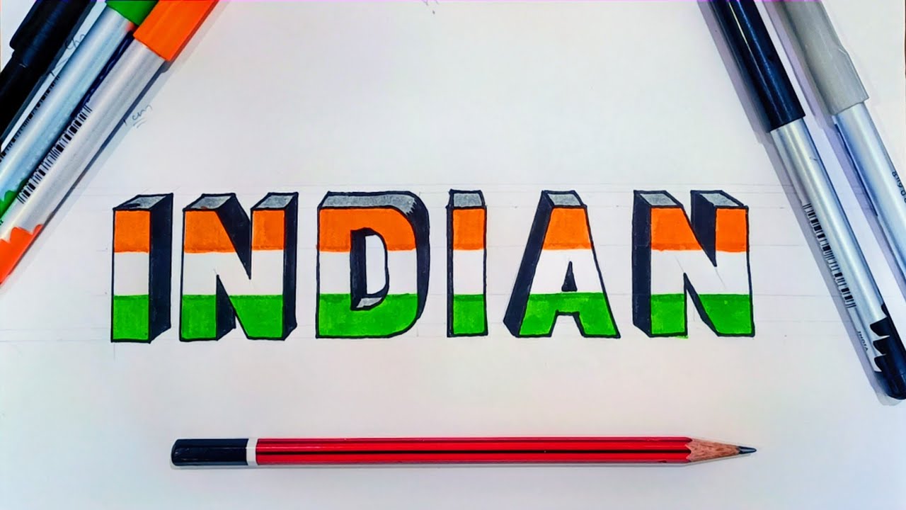 How to Draw 3d letters tutorial | Calligraphy | G. DeviChandra #Video