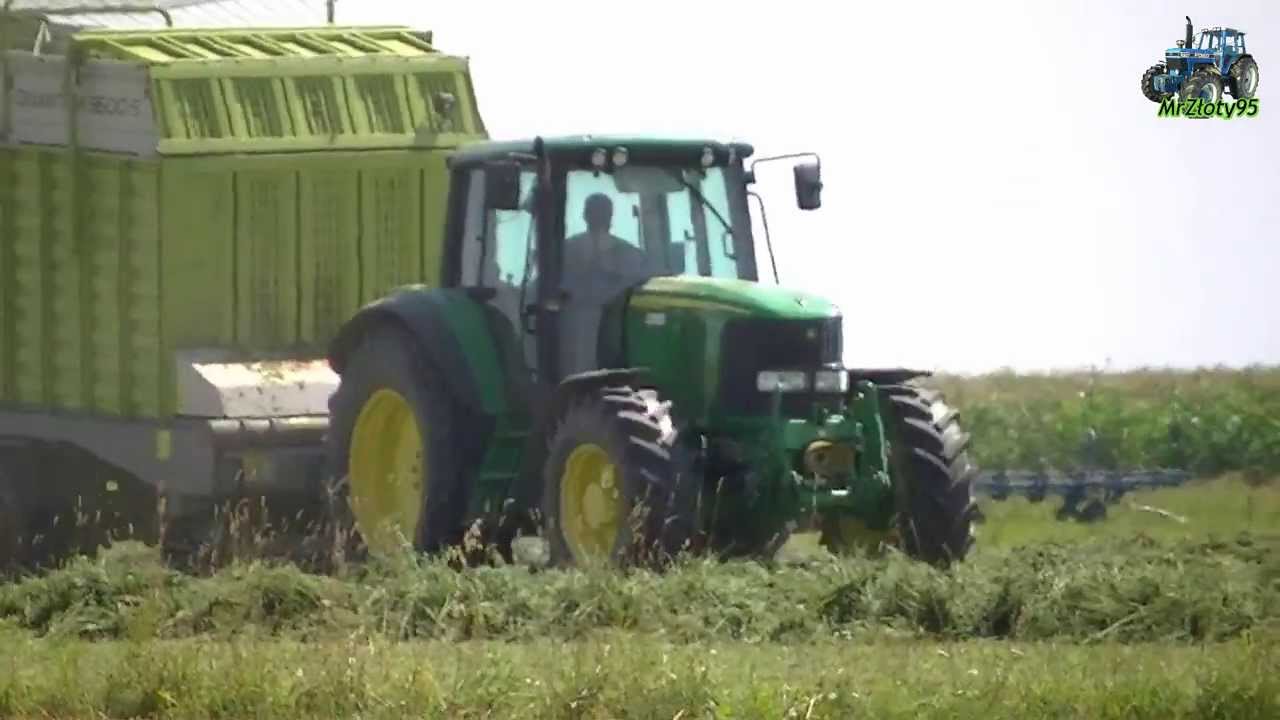 Sianokiszonka 2013-John Deere,Claas Quantum 5500s(Silage In Poland 2013)