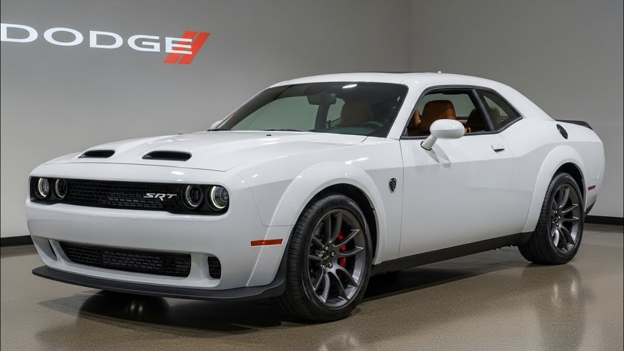 2026 Dodge Challenger SRT взорвал интернет настоящий монстр мощности или конец эпохи маслкаров