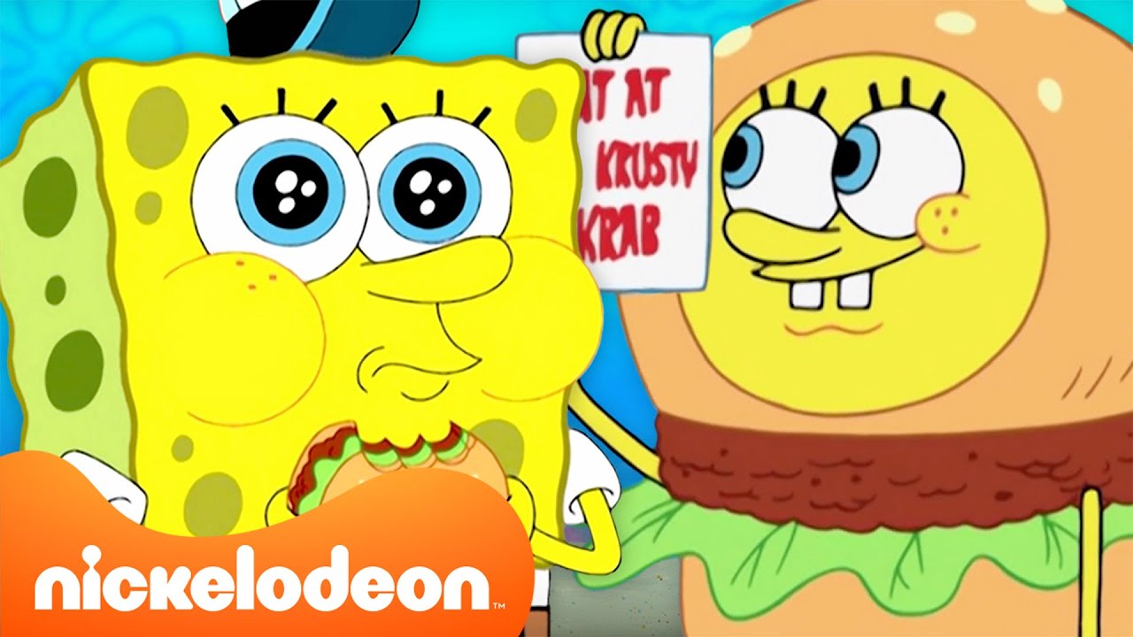 스폰지밥이 게살버거에 푹 빠진 120분! 🍔 | 니켈로디언 코리아
