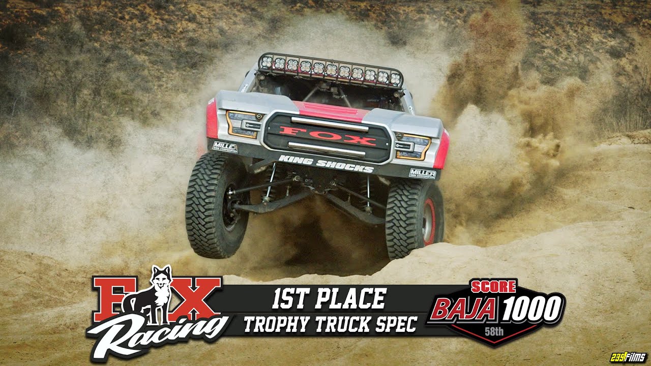 Fox Racing WINS the 58th SCORE Baja 1000