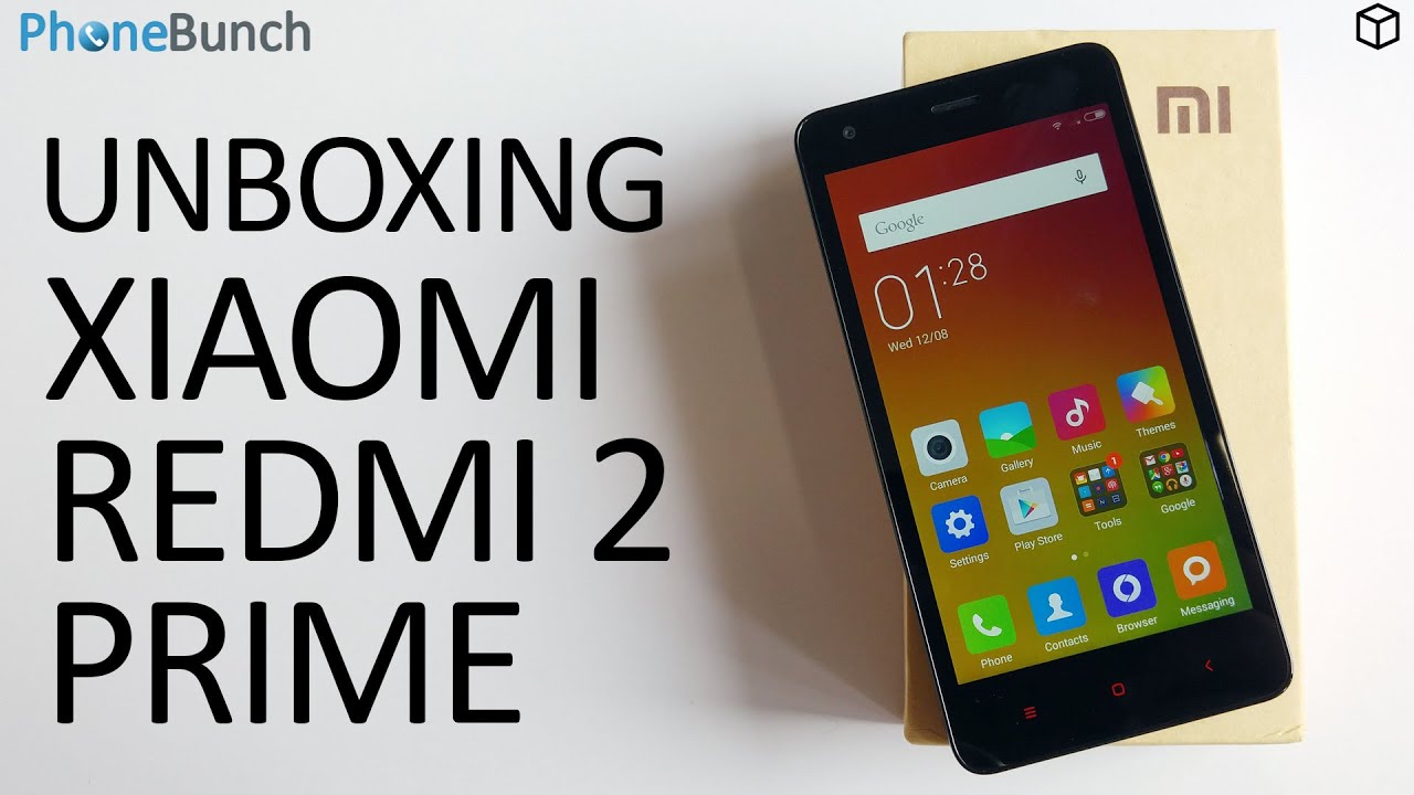 Xiaomi Redmi 2 Prime Unboxing and Hands-on Overview