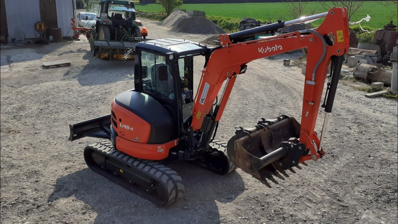 Mini pelle kubota u48-4 toute neuve 🤩🚜