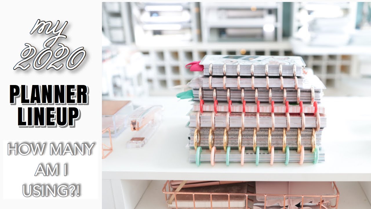 My 2020 PLANNER LINEUP | How Many Planners am I Using?! At Home With Quita