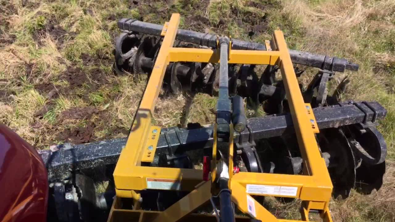 AMCO LOF Disc running in stump unbroken ground for food plots (2 of 4)