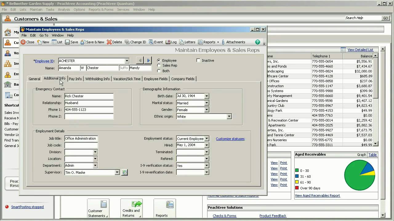 Get Organized and Reduce Risk: Sage Peachtree Accounting Tutorial - Part 1