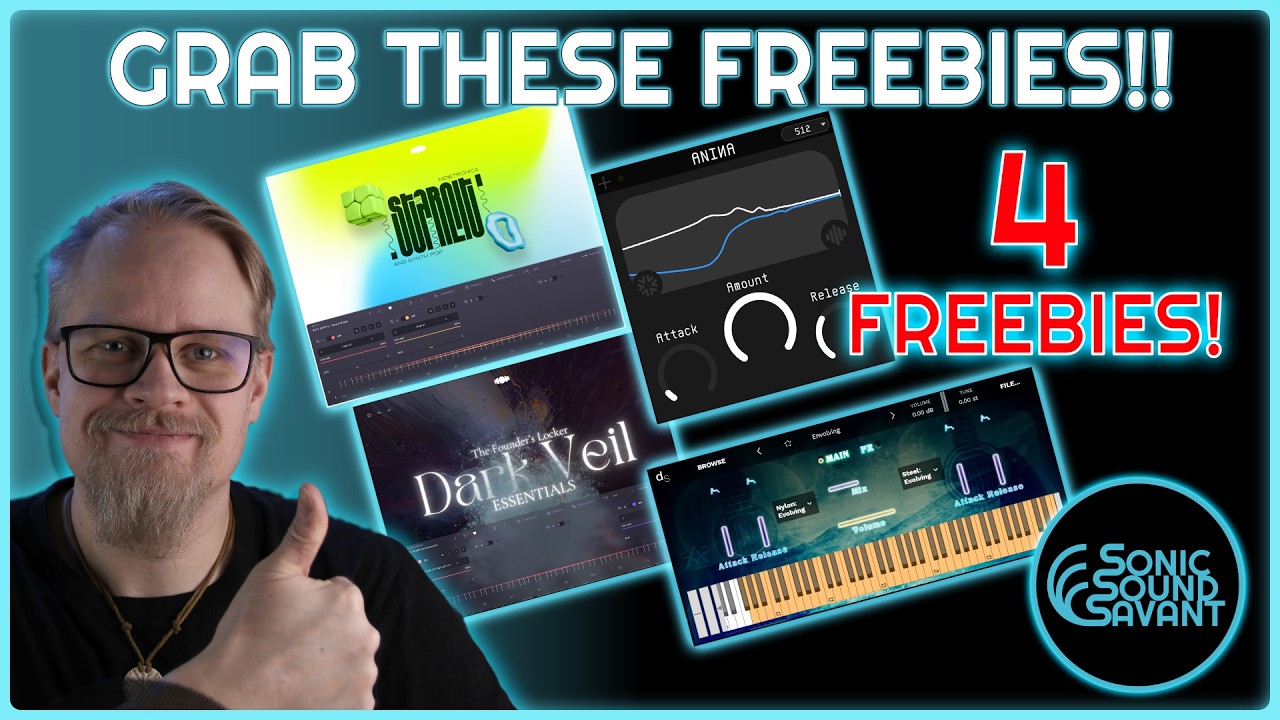 Four nice freebies and the best deals for music production!!