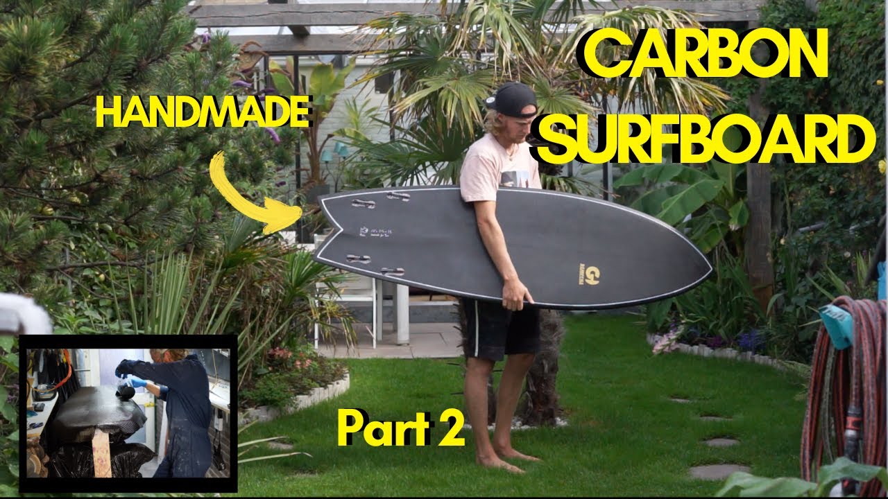 Carbon Fish Surfboard Build | Part 2 | Vacuum bag Lamination