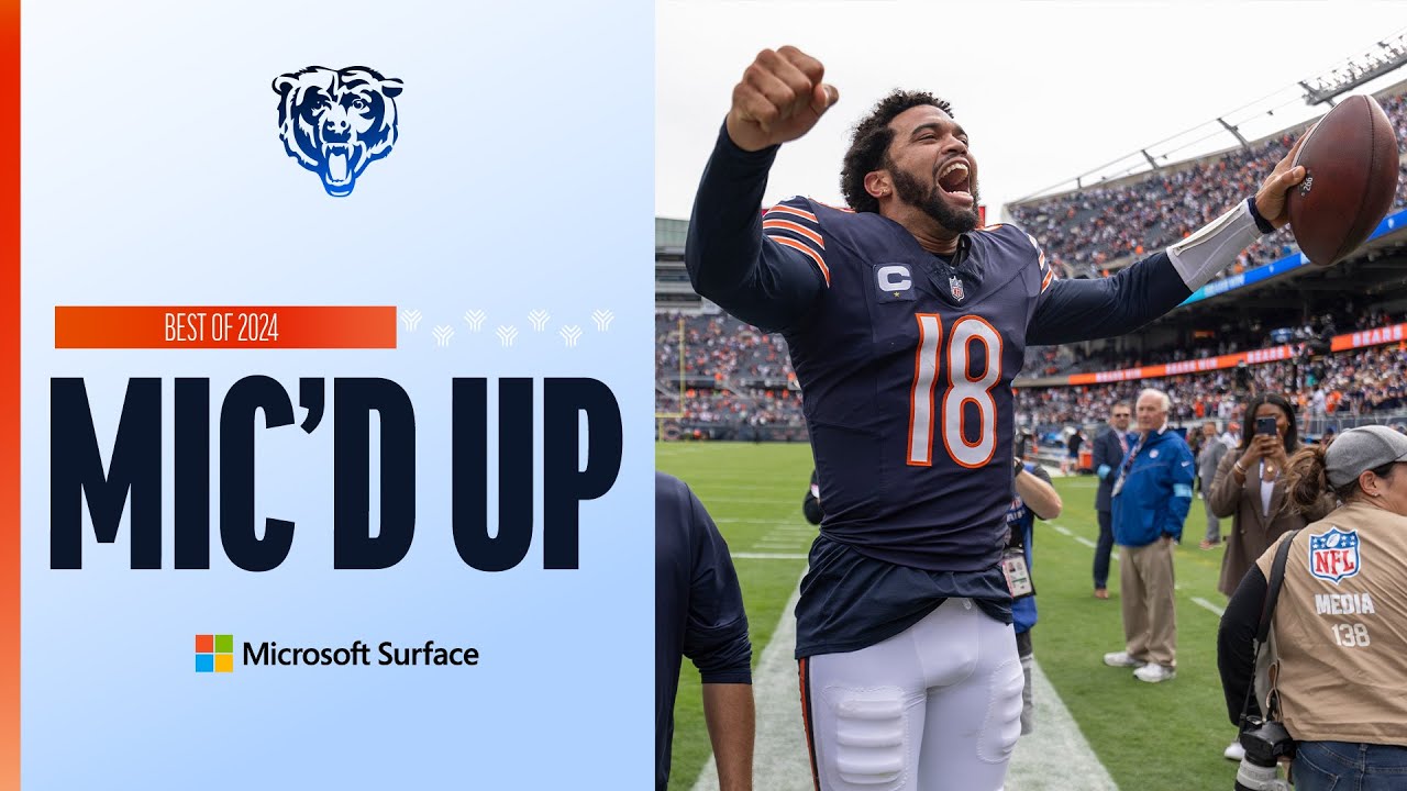 Best of Mic'd Up 2024 | Mic'd Up | Chicago Bears