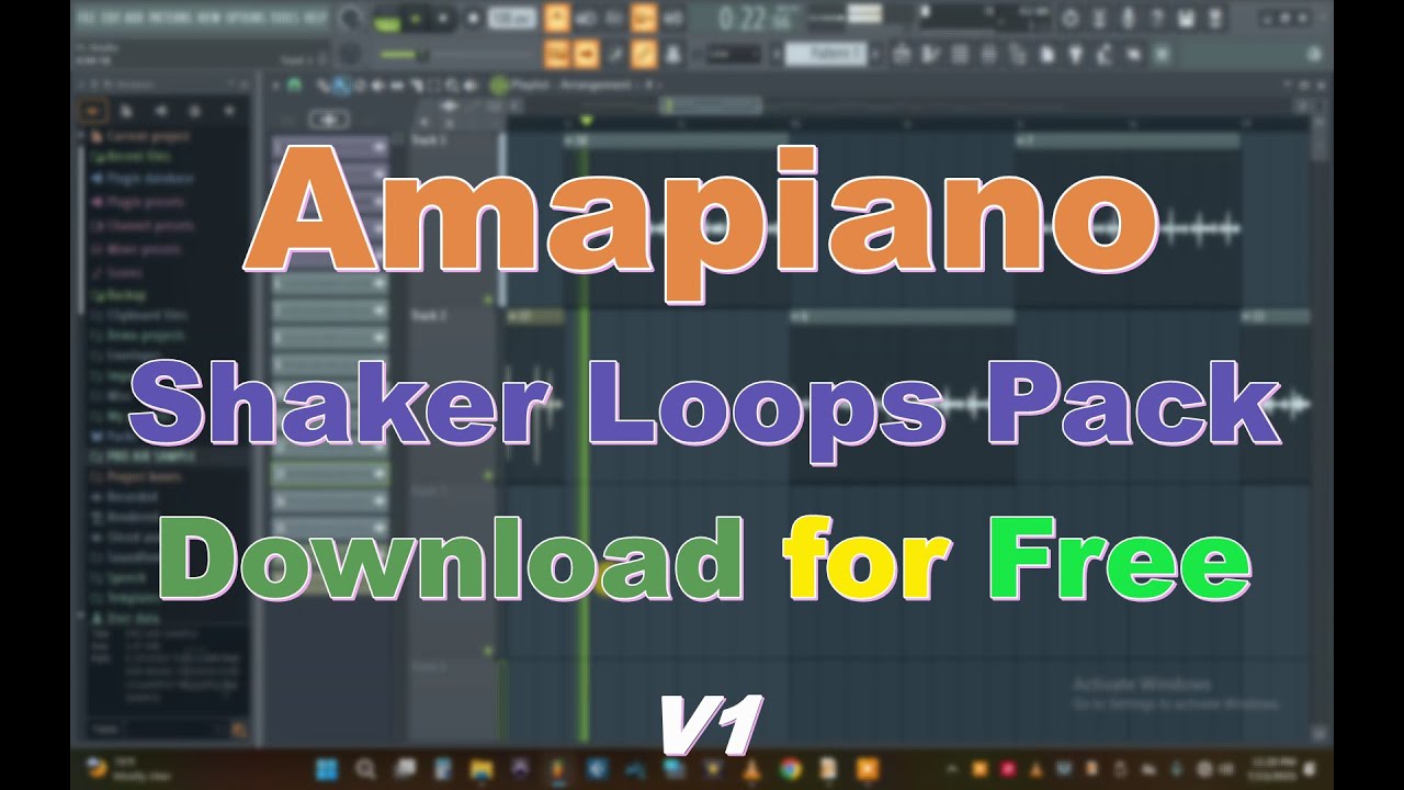Amapiano Shaker Loops Pack - FREE DOWNLOAD