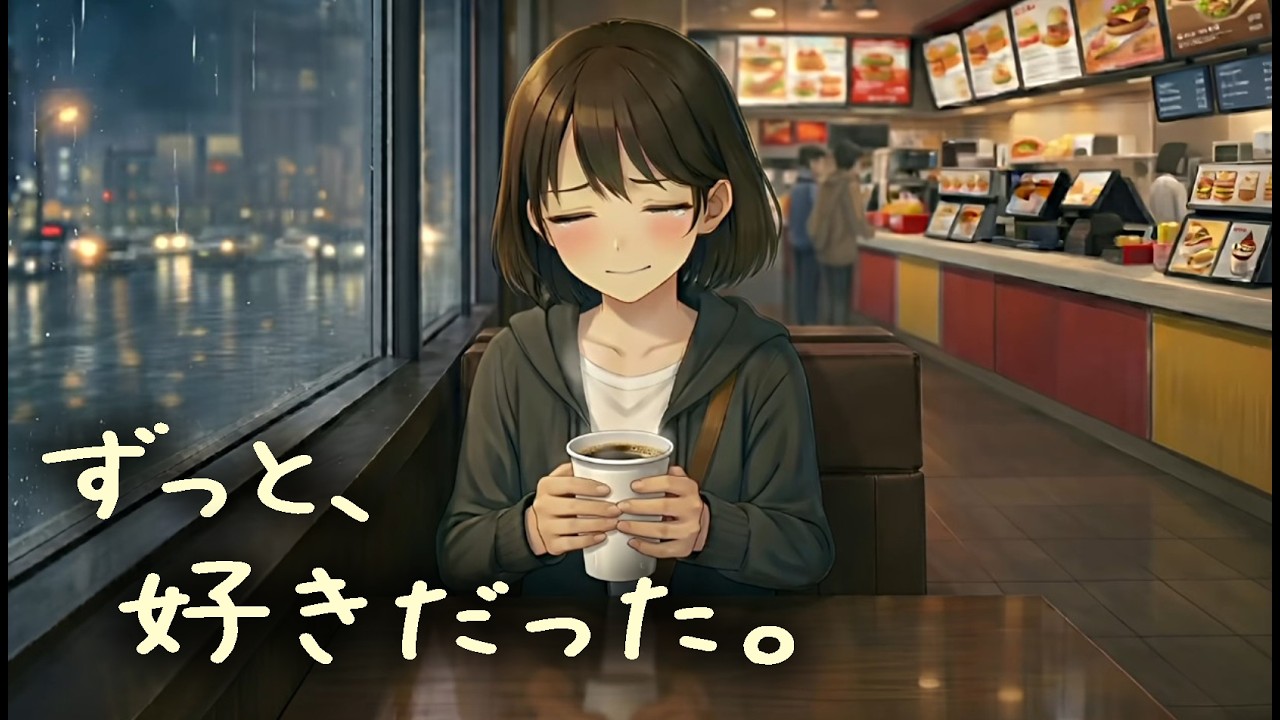 言えないままの、さよなら。離ればなれになる最後のカフェの時間。3月、雨の降る夜。【卒業ソング】