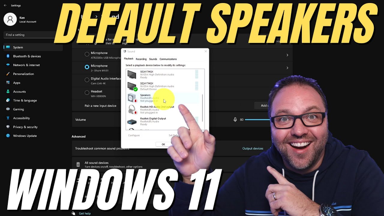 How to Change Audio Output in Windows 11 & Set Default Speakers