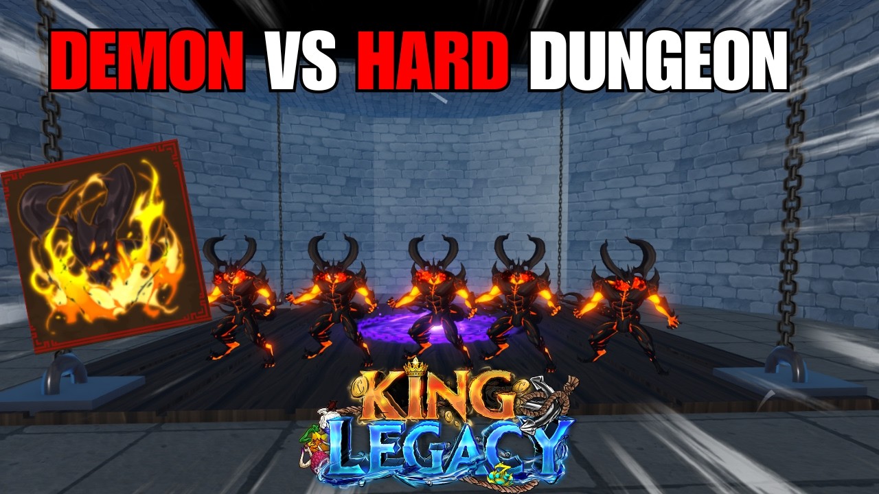 Подземелье Demon Speed ​​Runs Hard | King Legacy
