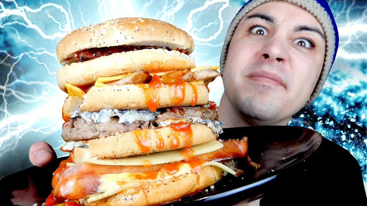 LE BURGER DES 4 MONTAGNES ! Il est énorme !