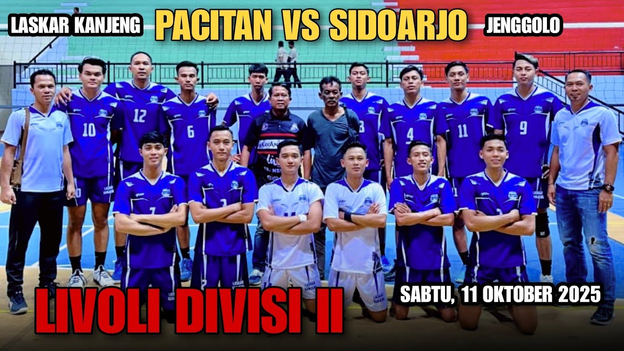 PACITAN VS SIDOARJO❗LIVOLI DIVISI II 2025